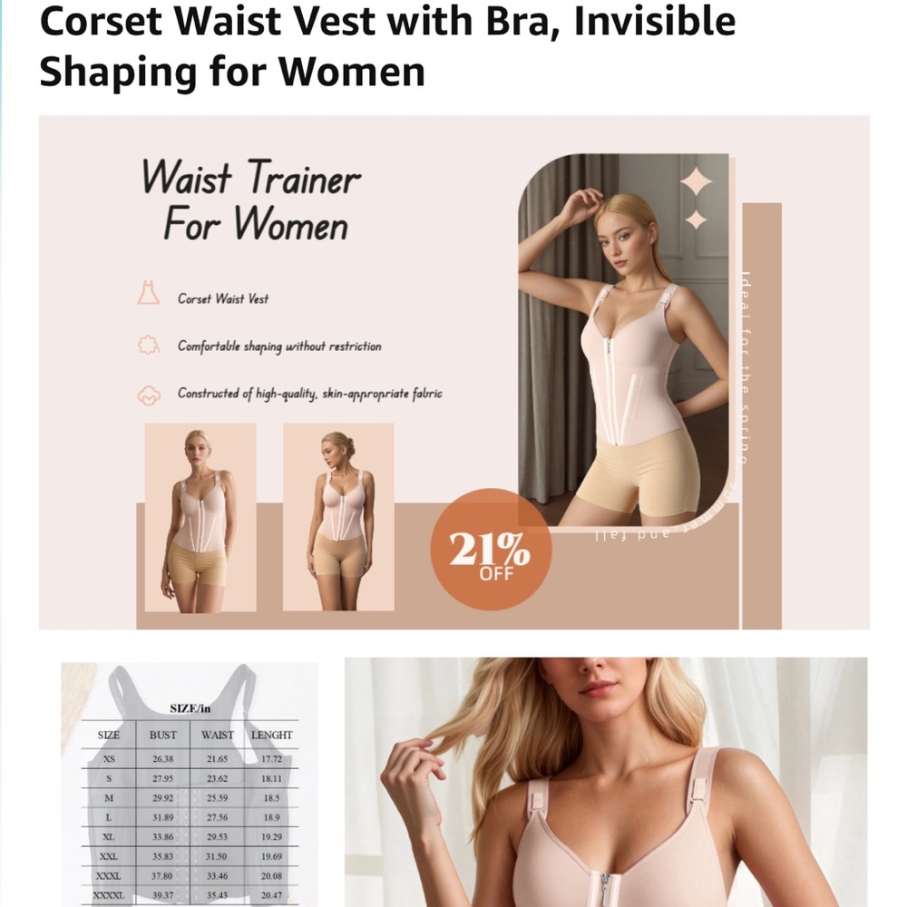 Faja Columbiana Corset with bra - Picture 5 of 5